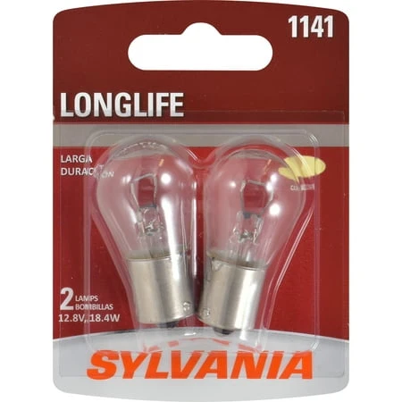 1141 Long Life Miniature Clear Bulb, 1141LL BP2, 2-Pk.