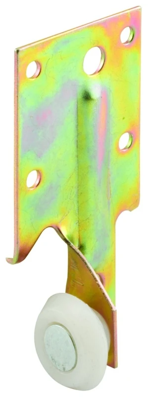 Steel Bracket Drawer Track Roller with Plastic Roller, 2-Pk.