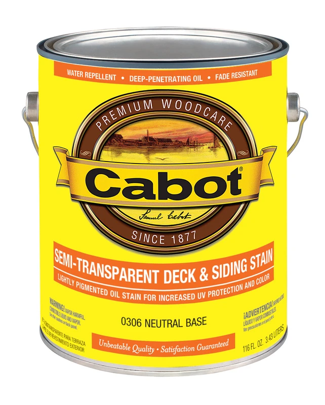 Semi-Transparent Stain, Neutral Base, Gallon