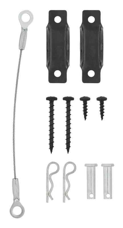 Anti-Tip Furniture Kit, Wall Mount Bracket & Cable