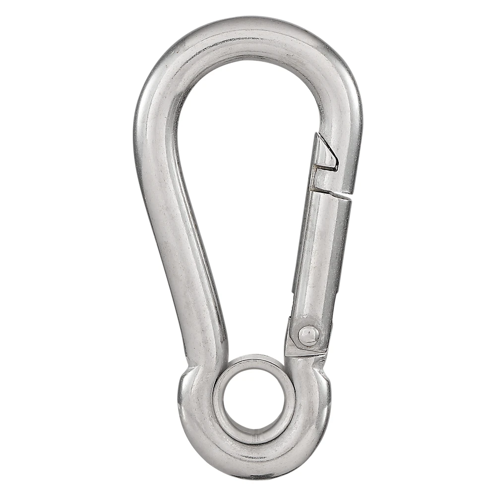Interlocking Spring Snap, Stainless Steel, 3-1/8 In.