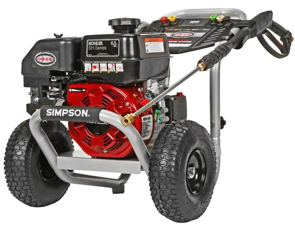 MegaShot Gas Pressure Washer, 3400 PSI, 2.5 GPM, Kohler SH265 Engine