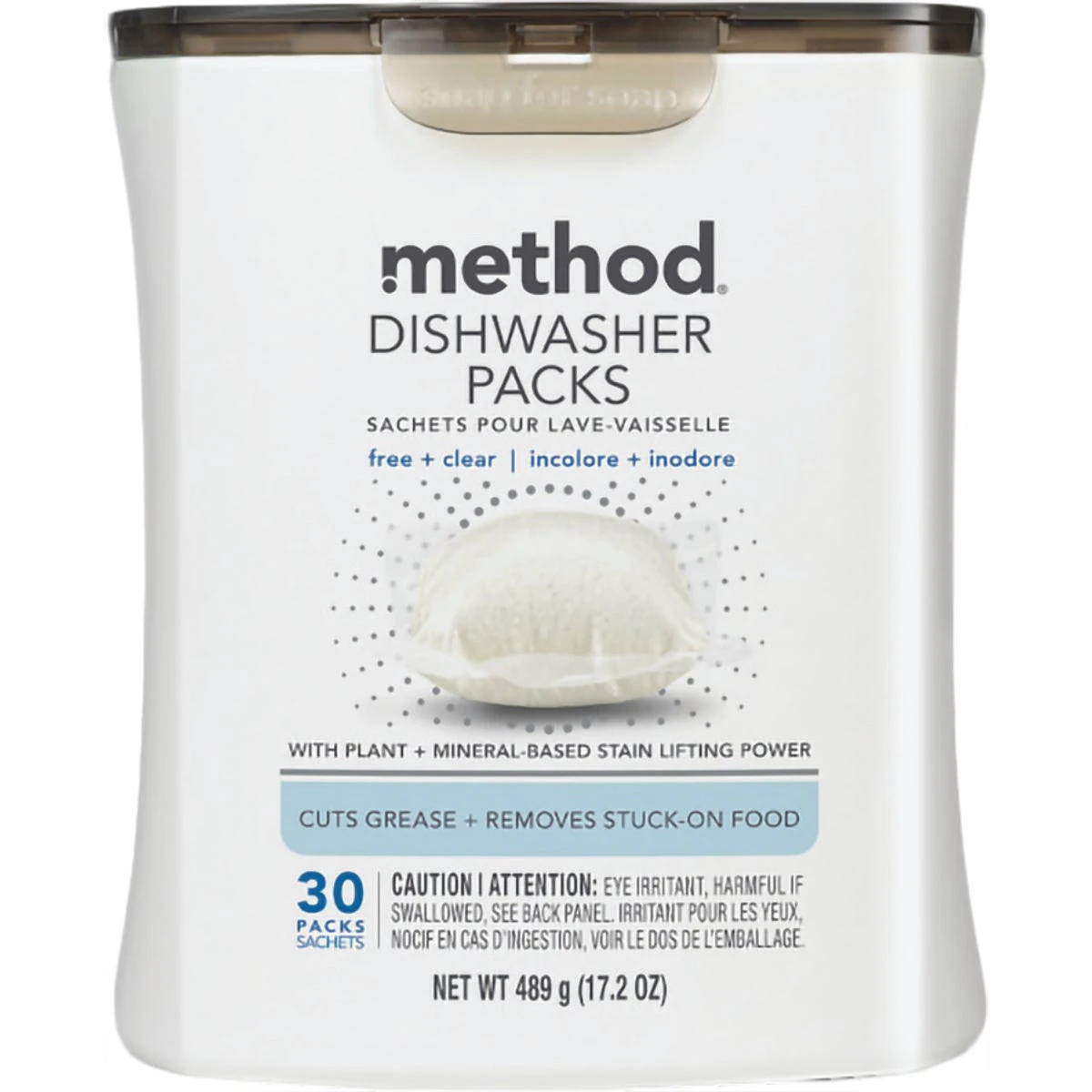 Free and Clear Dishwasher Detergent Pod Packs, 30-Ct.