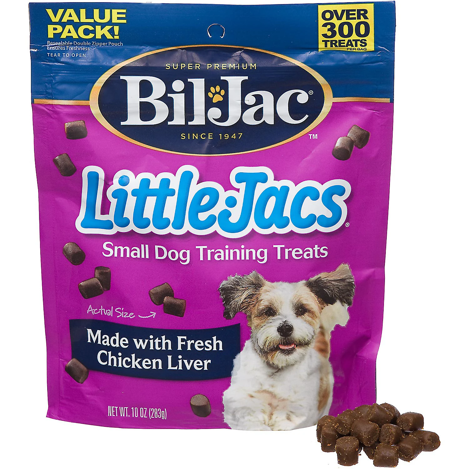 Little-Jacs Small Dog Training Treats Chicken Liver, 10 oz.