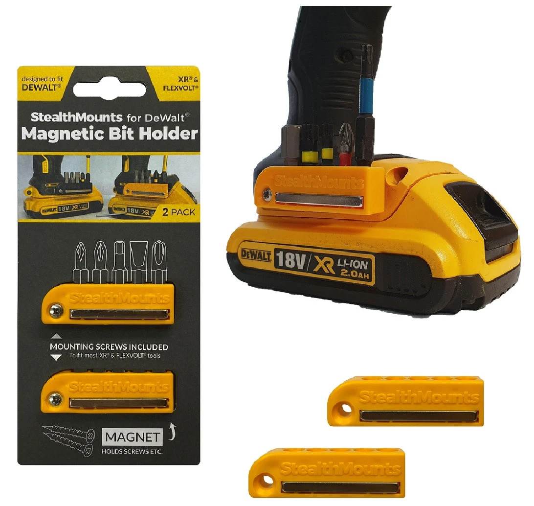 Magnetic Bit Holders for DeWalt, 2-Pk.