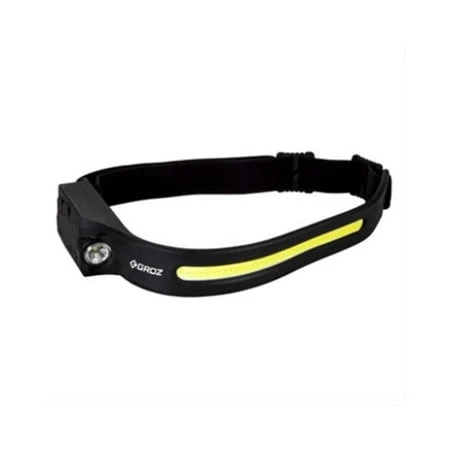 COB+LED Rechargeable Head Lamp, Flood & Spot Light, Hands-Free On/Off