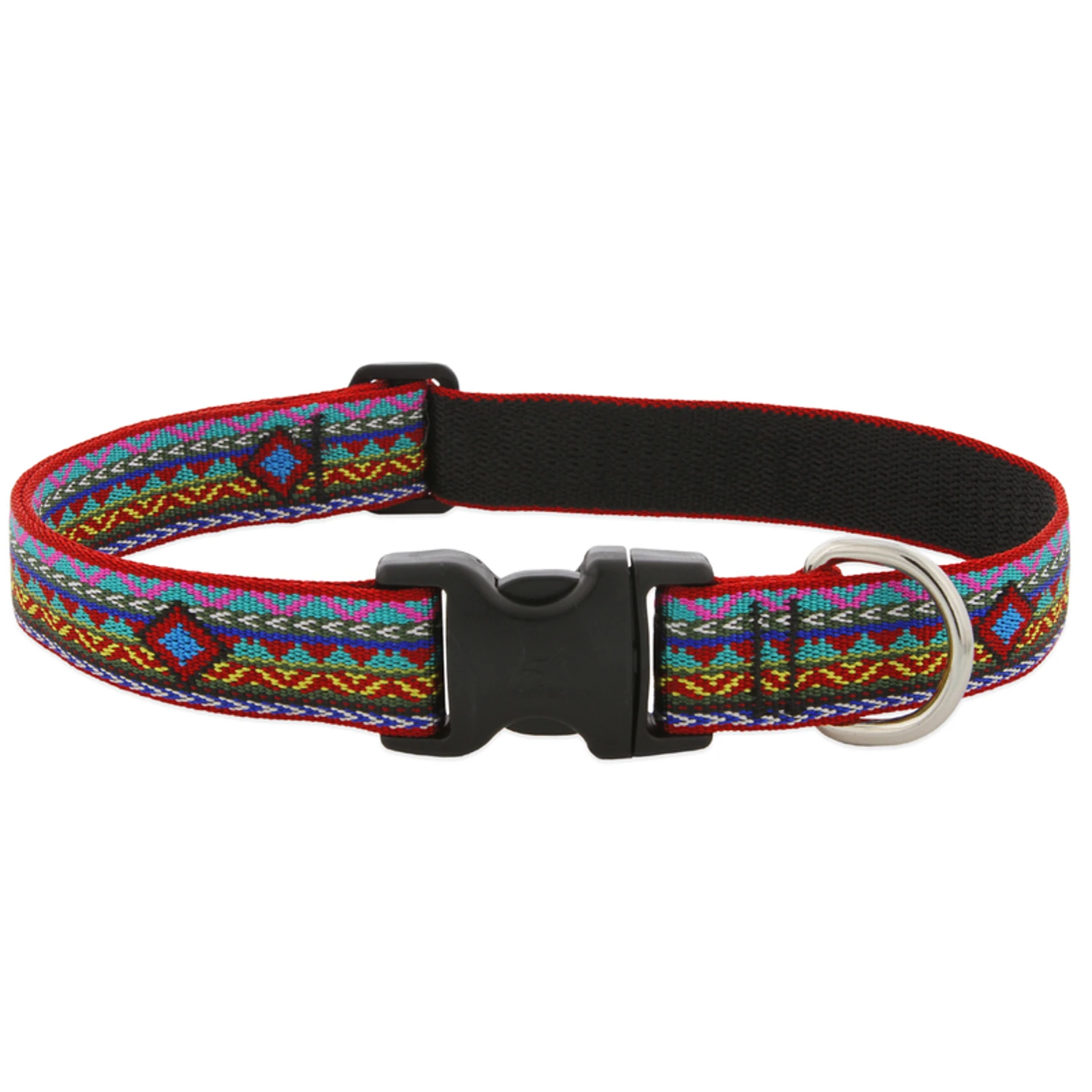 Adjustable Medium Dog Collar, El Paso Pattern, 1 x 16-28 In.