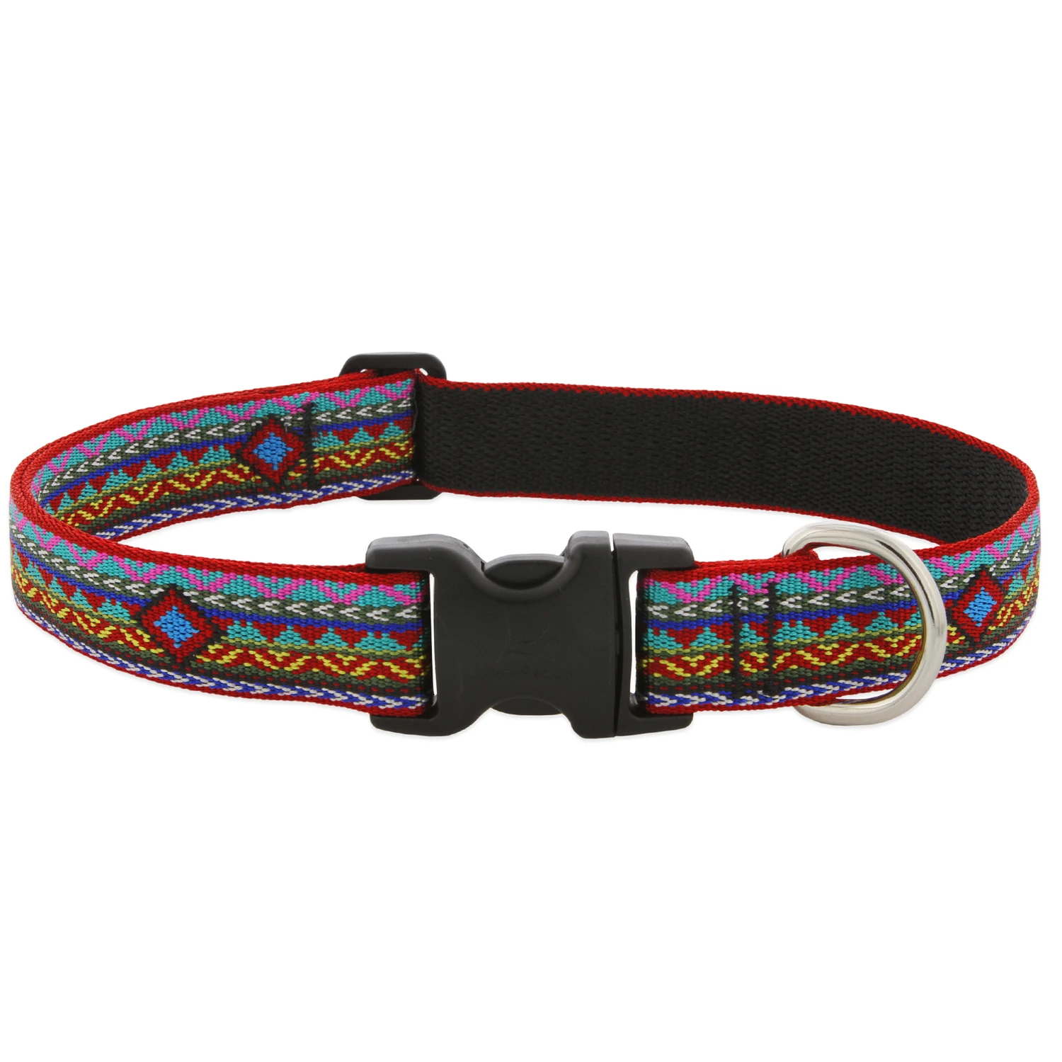 Adjustable Medium Dog Collar, El Paso Pattern, 1 x 12-20 In.