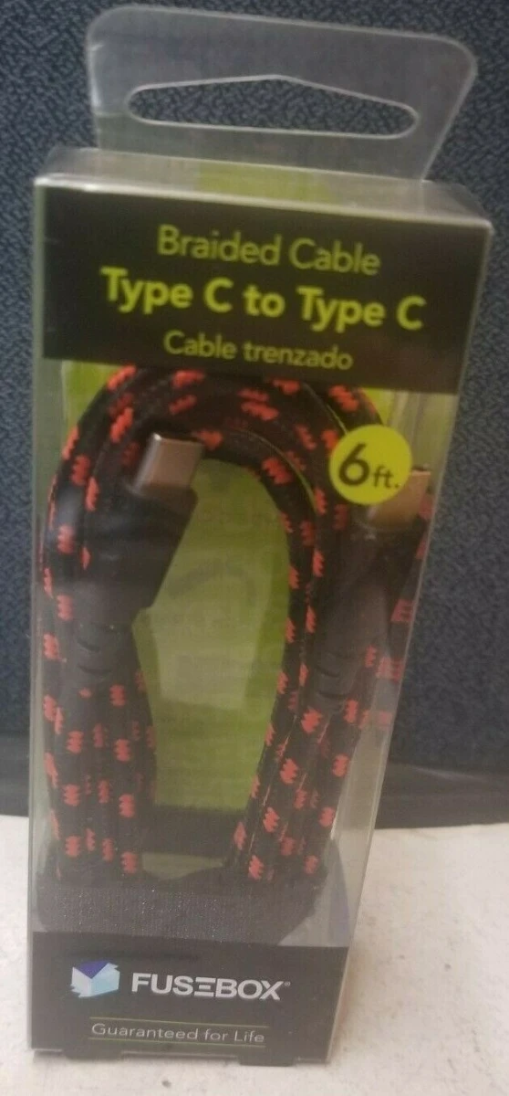 USB-C to USB-C, 6 Ft.