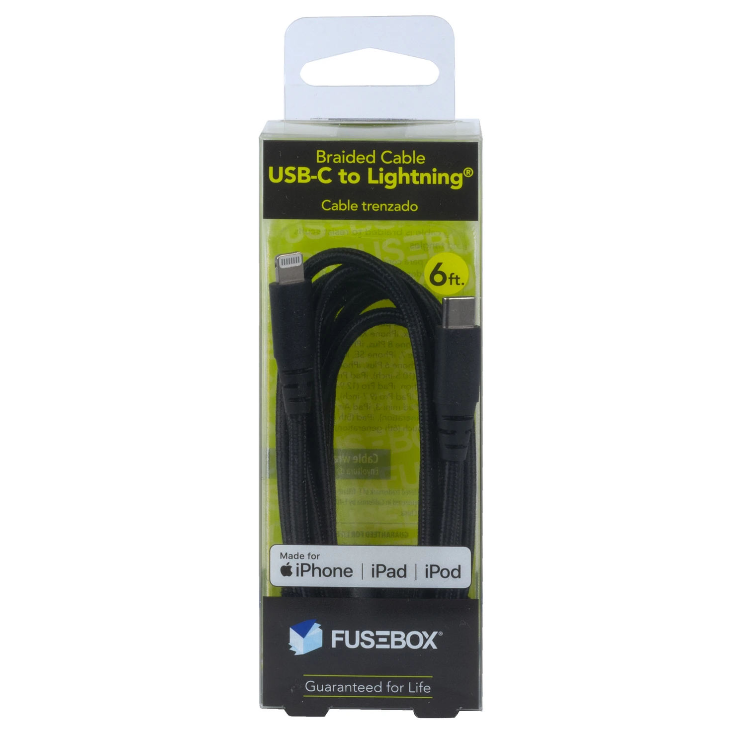 USB-C to Lightning Charging Cable, 6 Ft.