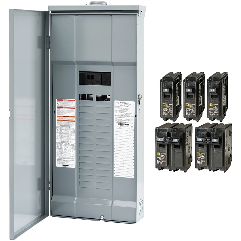 Homeline Main Breaker Load Center Value Pack, 200-Amp