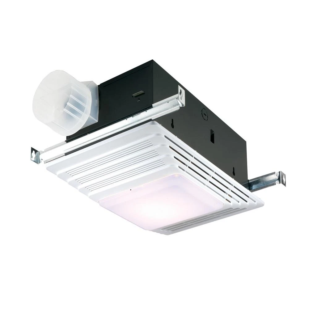 80 CFM Bathroom Exhaust Fan, Heater and Light, 2.0 Sones