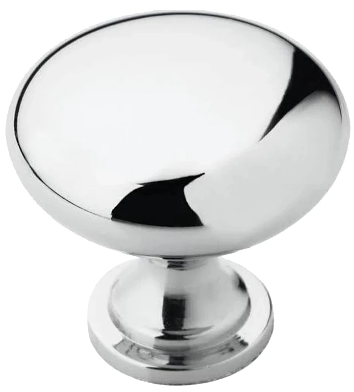 Edona Cabinet Knob, Polished Chrome, 1-1/4 In.