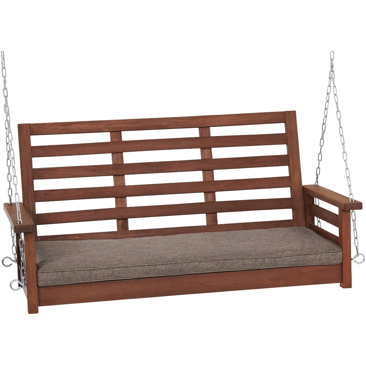 Cushioned Hardwood Swing, 4 Ft.