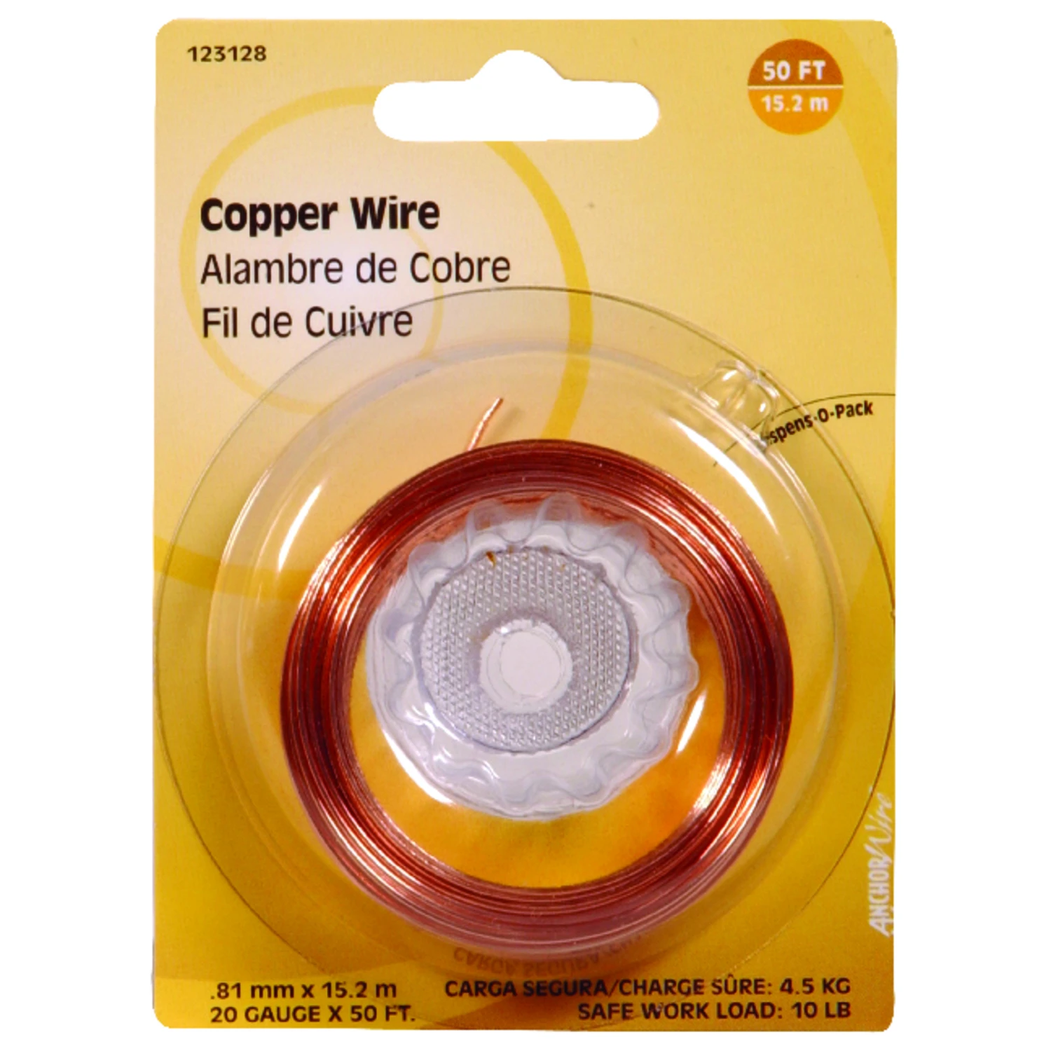 20-Gauge Copper Wire, 50-Ft.