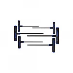 6-Pc. Power-T T-Handle Ball End Hex Key Set, 9-In. Arms, With Pouch