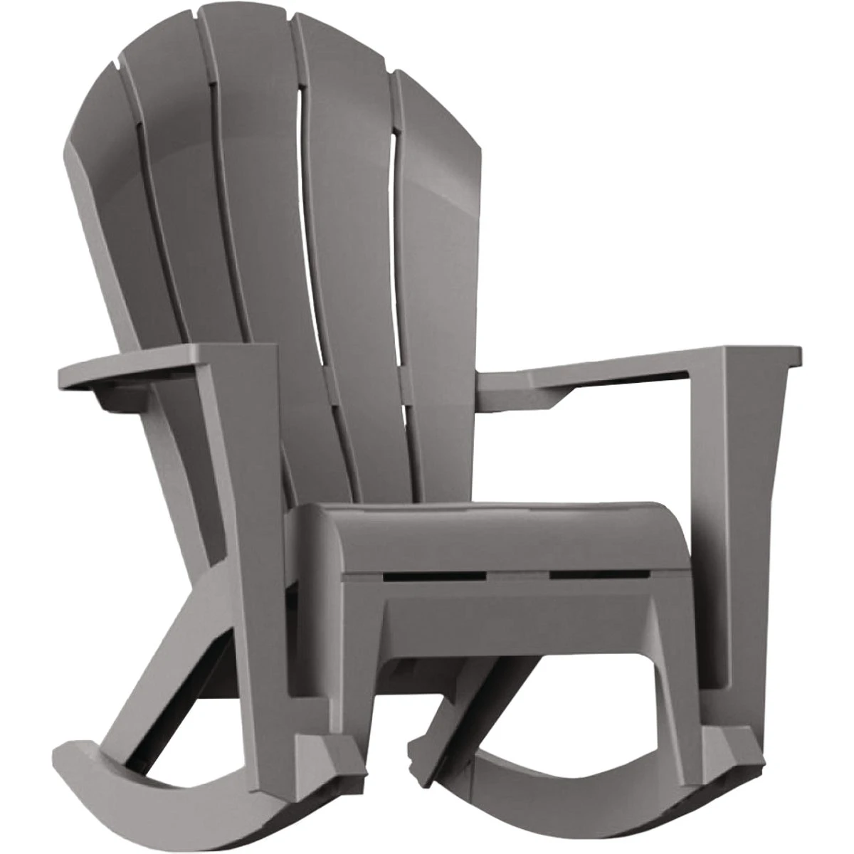 Big Easy Westport Resin Adirondack Rocker, Ergonomic Design, Gray