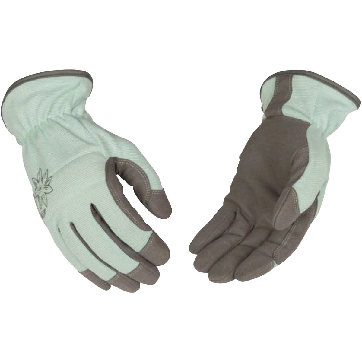 Women's Suede Gloves, Gray, S