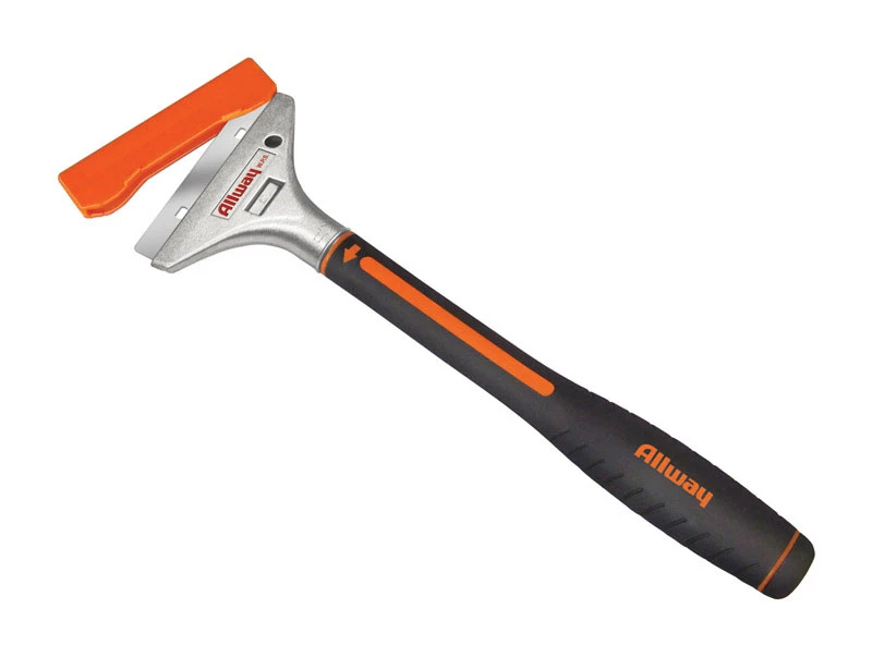 4 In. W Steel Wall Stripper With Aluminum Head And Snap-on Blade Guard