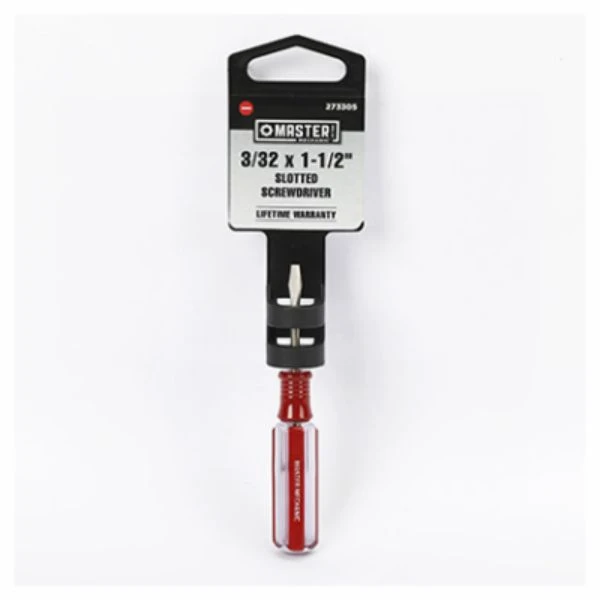 Electrician Screwdriver, Slotted 3/32 x 1-1/2 In.