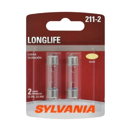 212-2 Long Life Miniature Clear Bulb, 212-2LL BP2, 2-Pk.