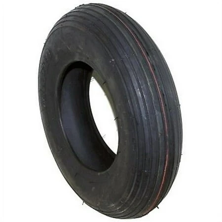 Rib Tread Tubeless Tire, 480/400-8, 4-Ply (Tire only)