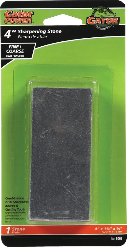 Combination Sharpening Stone, 4 x 1.75 x 5/8 In.