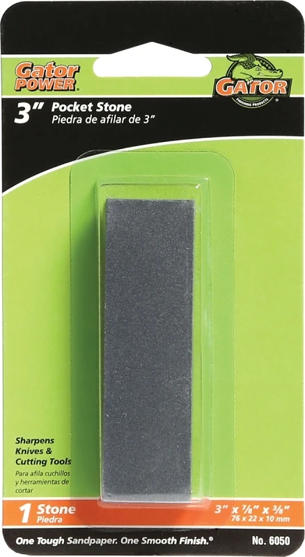 Pocket Sharpening Stone, 3 x 7/8 x 3/8 In.
