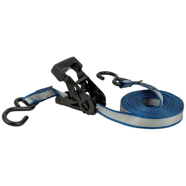 Ratchet Tie Down, 500-Lb. Load, 1-In. x 14-Ft.