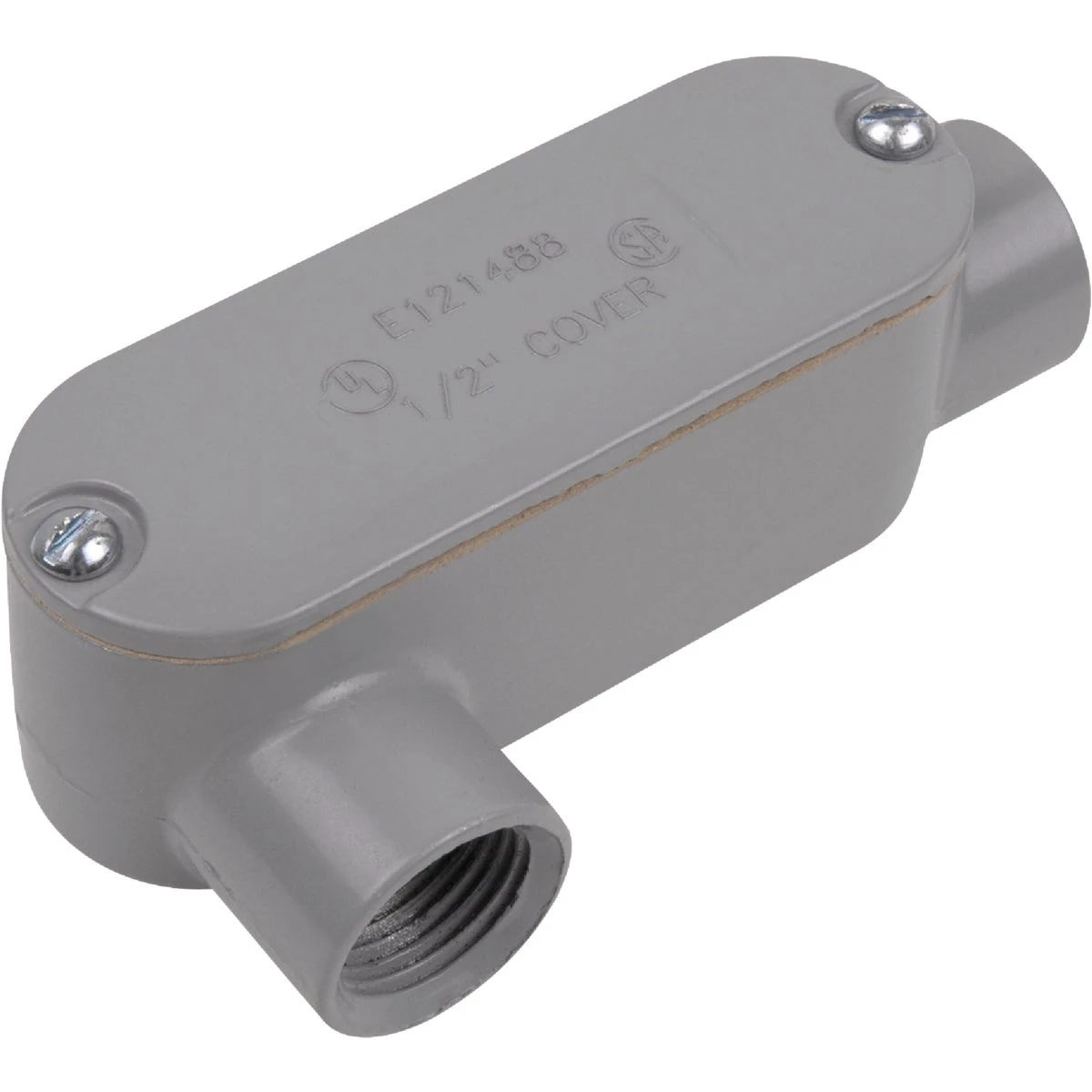 Threaded Oval Conduit Body, Type LR, 3/4-In.