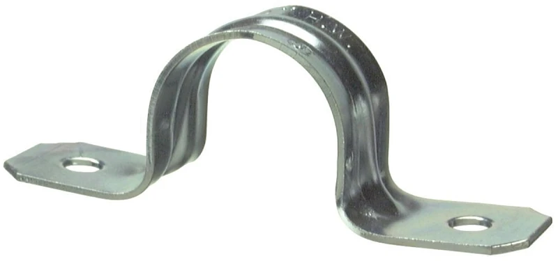 2 Hole Snap-On Steel Straps, 1-In., 4-Pk.