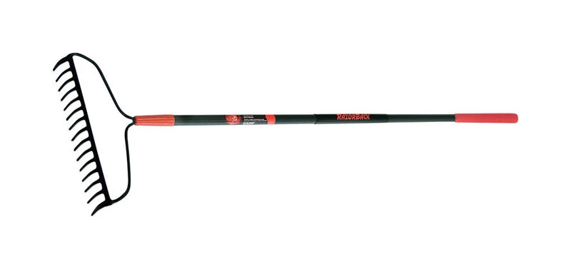 Bow Rake, Fiberglass, 60 In. Handle