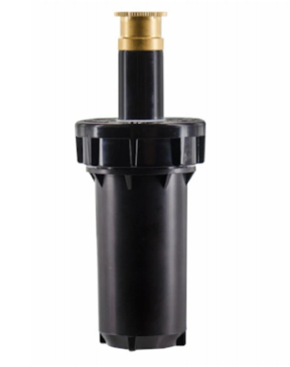 Pro Series Sprinkler Head, Strip Pattern Twin Spray, Brass Nozzle, 2-In. Pop-Up