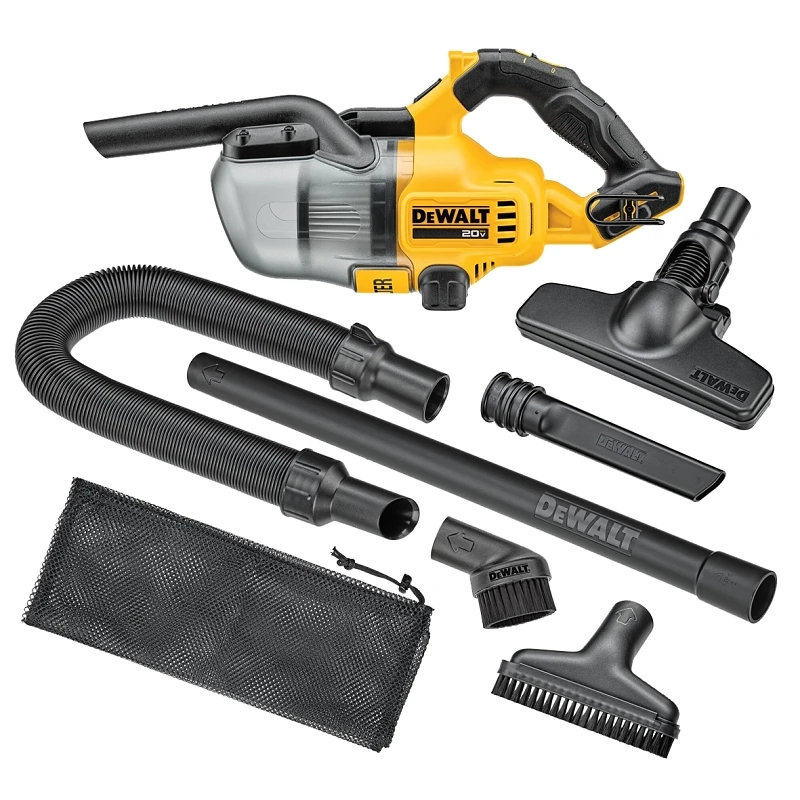 20-Volt Cordless Dry Jobsite Vacuum + Attachments, TOOL ONLY