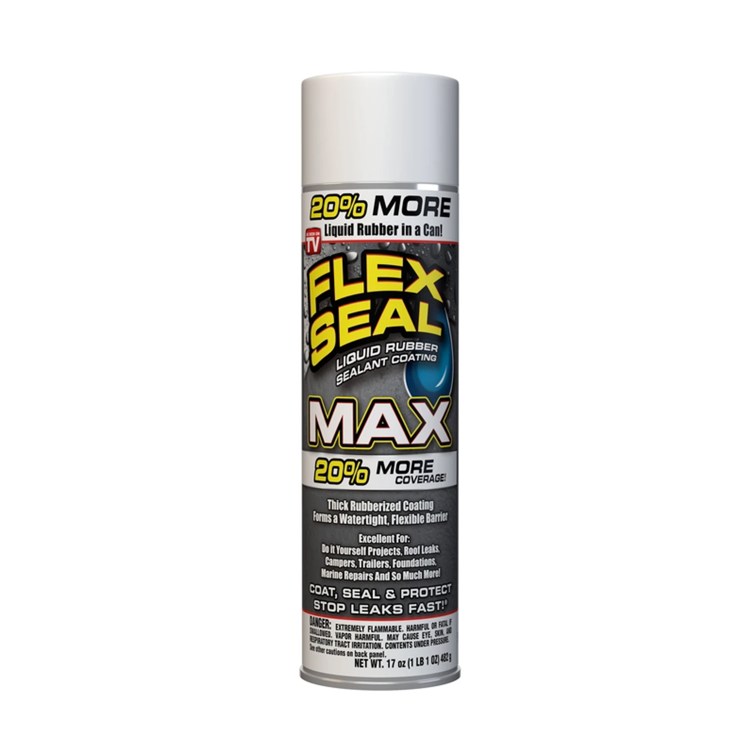 Flex Seal MAX, White, 17 oz.