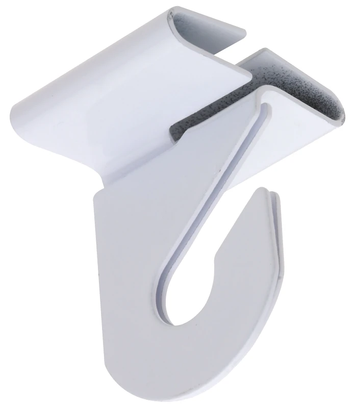 Suspended Ceiling Hook, 10-Lb. Load, White, 2-Pk.
