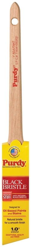 Angular Sash & Trim Paint Brush, Adjutant Black, 1 In.
