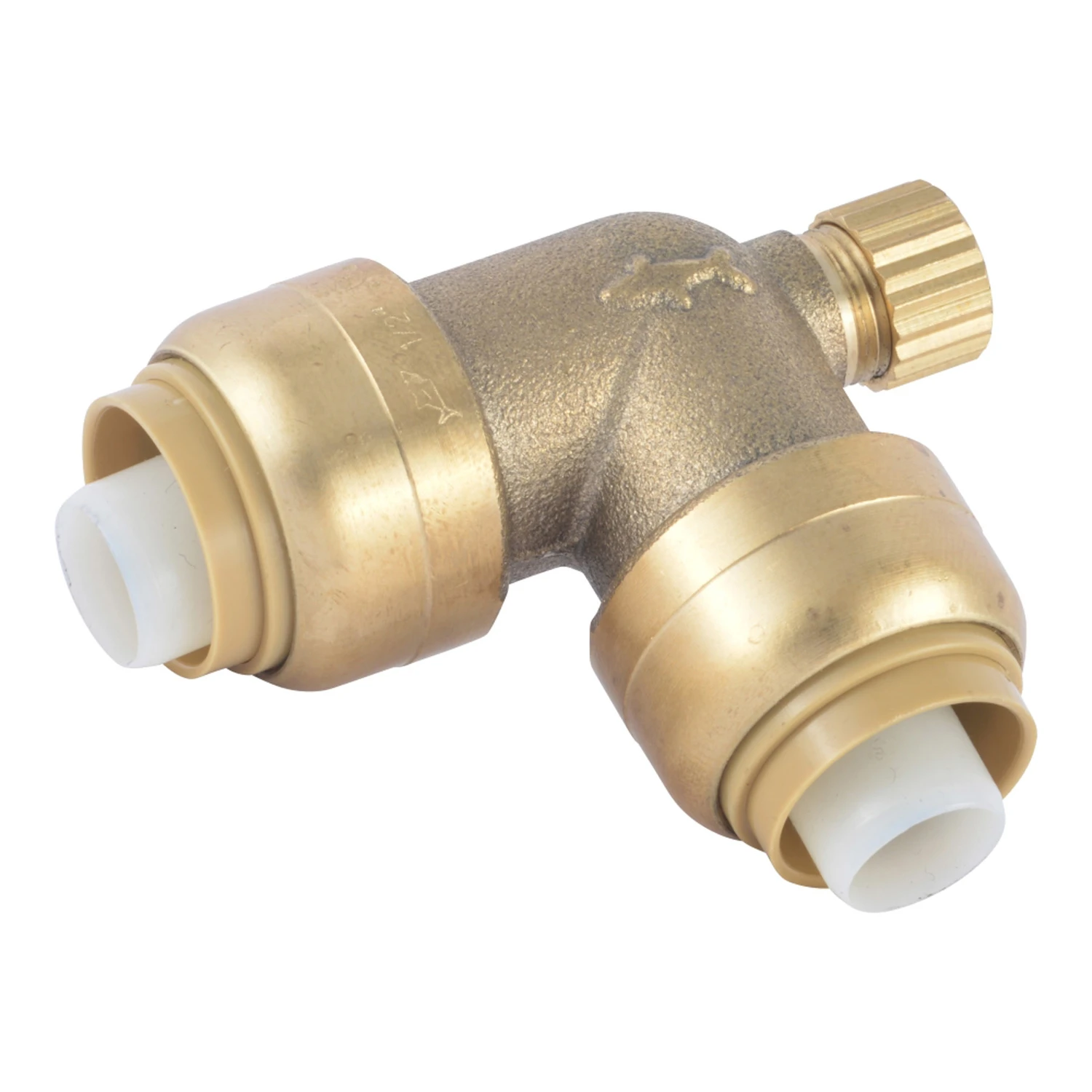 Push-To-Connect Elbow Drain, 1/2 In.