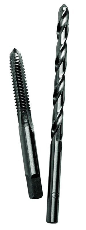 Fractional Tap & Drill Bit Set, 1/4-28 National Fine, #3, 2-Pc.