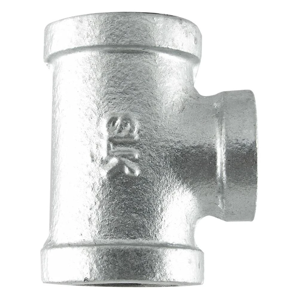 1 x 1 x 1/2 In. Galvanized Pipe Reducing Tee