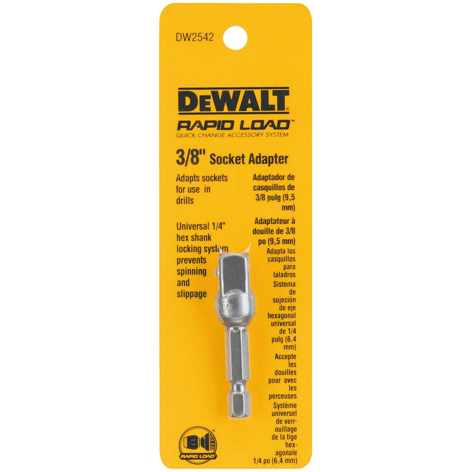 Socket Adapter, 3/8 In.