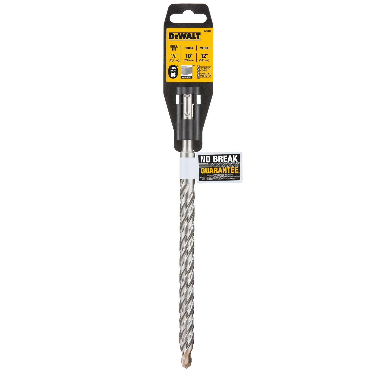 Carbide SDS Plus Hammer Bit, 5/8 x 10 x 12 In.