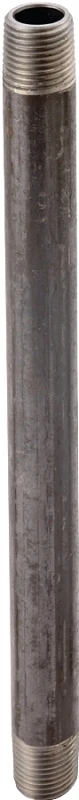 1-1/4 Inch X 2 Inch Black Pipe Nipple - Model 11/4x2b