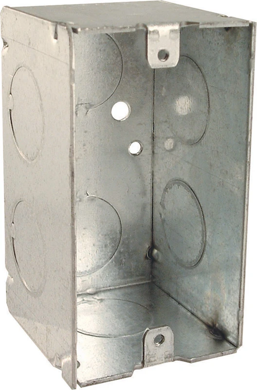 Steel Handy Outlet Box, 4 x 2-1/8 In. Deep