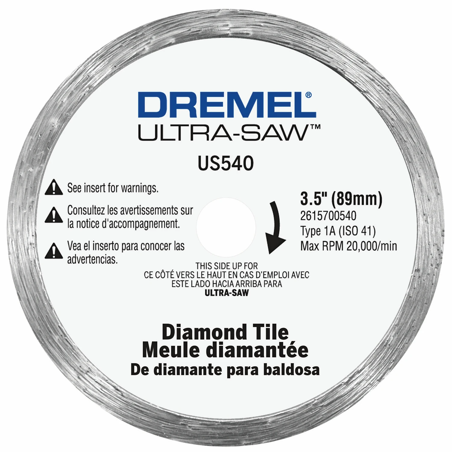 Ultra Saw Diamond Tile Cutting Wheel, 3-1/2--In.