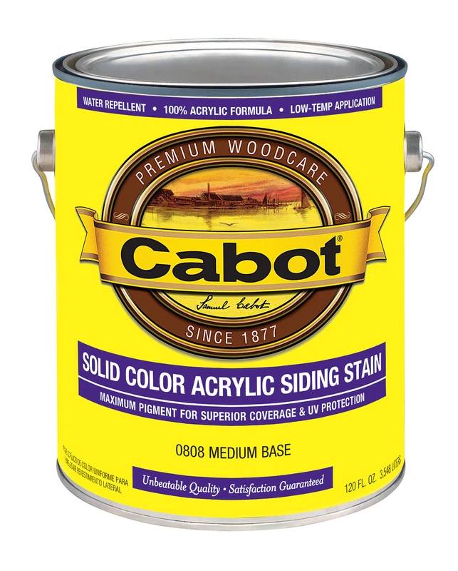Medium Base Acrylic Siding Stain, 1-Gallon