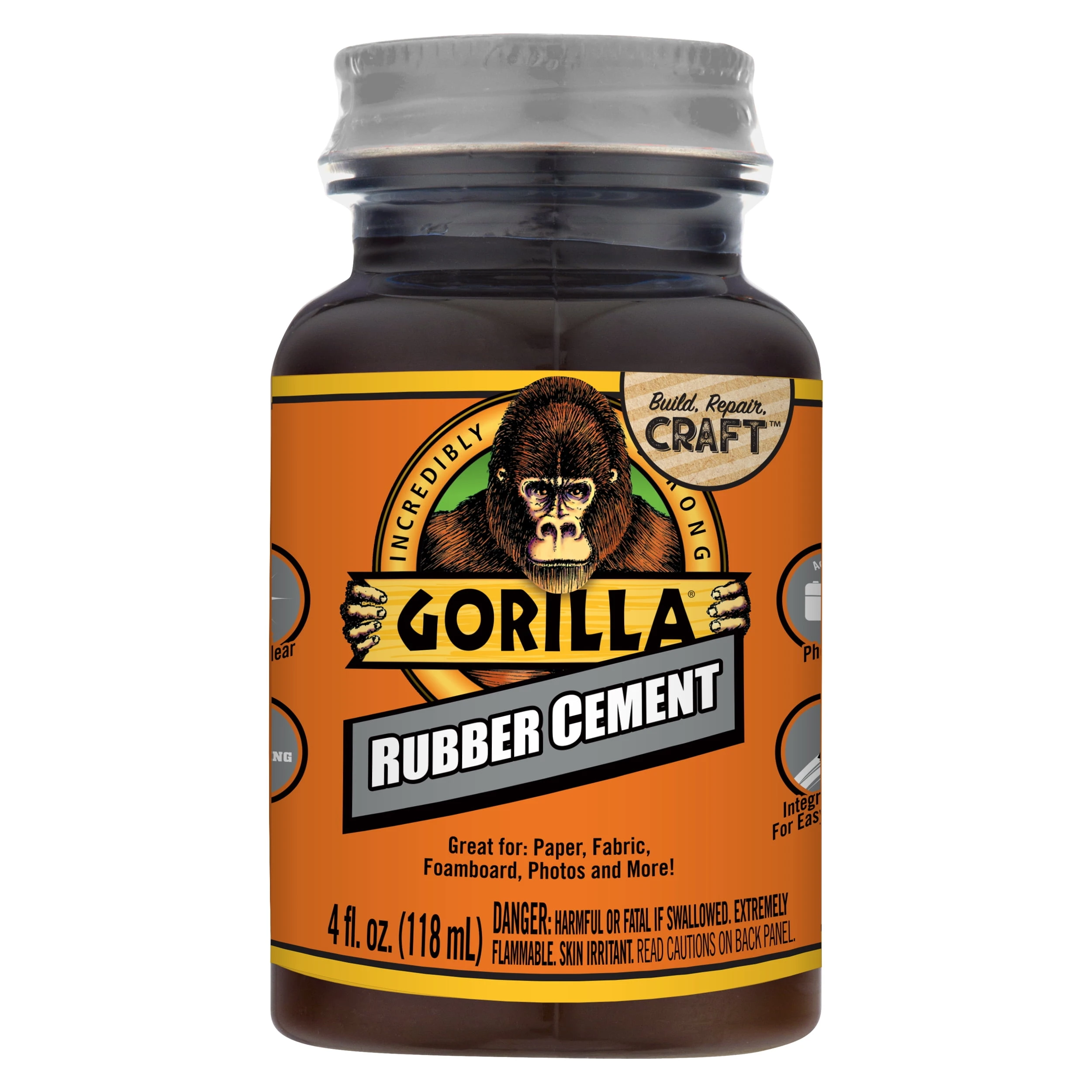 Rubber Cement, 4-oz.
