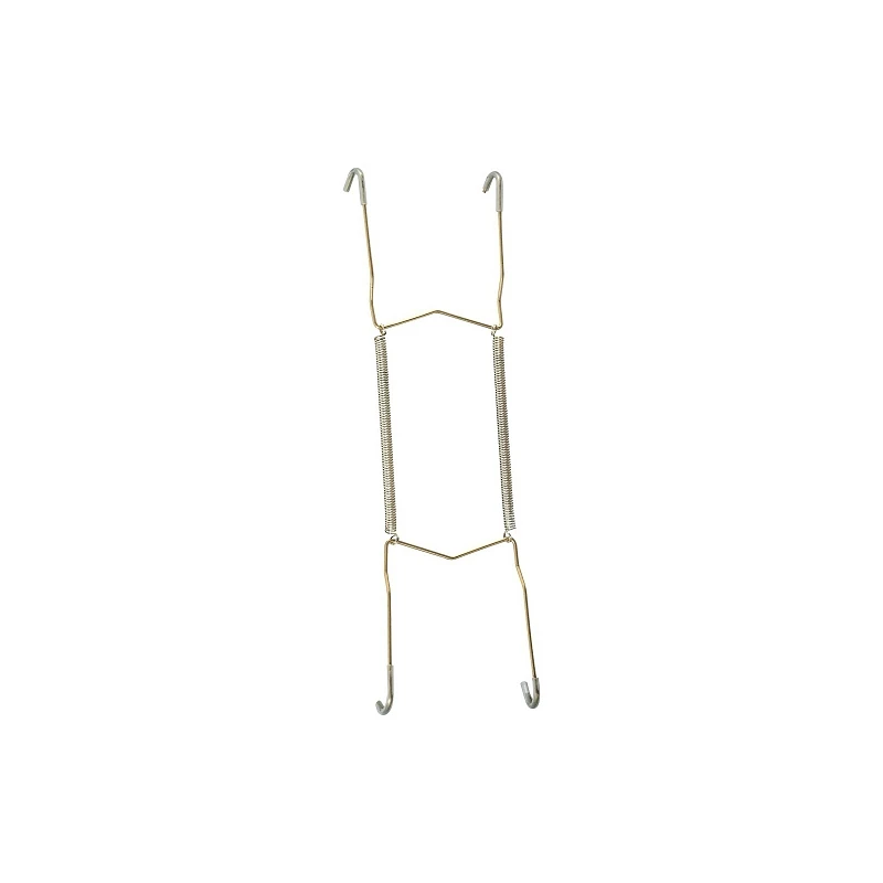 Plate Hanger, Brass Finish, 8-11 In. Plates