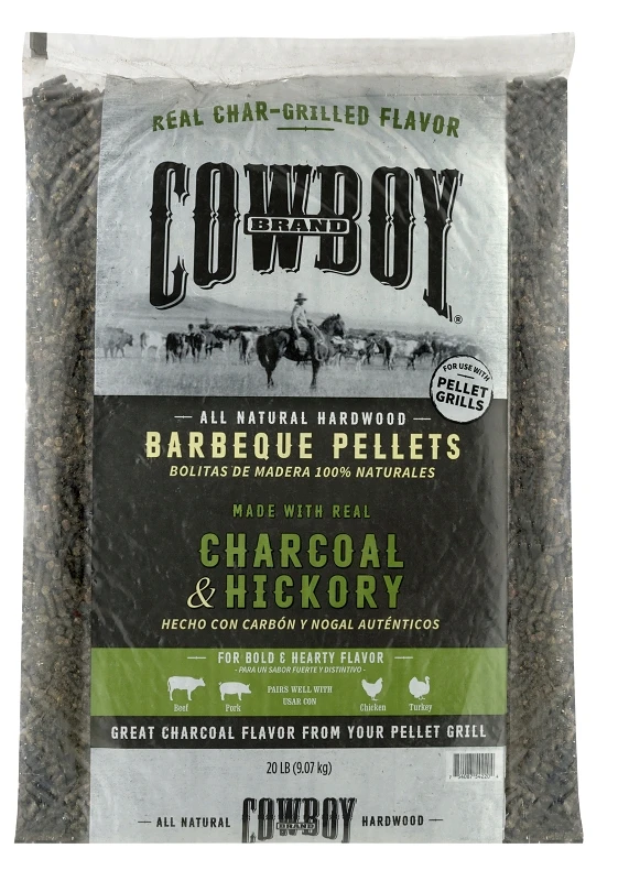 Charcoal & Hickory BBQ Pellets, 20 Lbs.