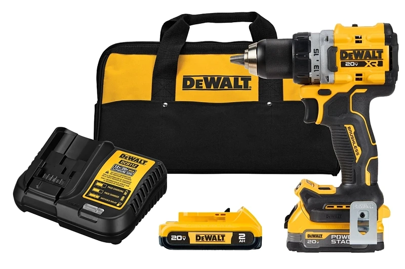 20-Volt MAX XR Cordless Drill/Driver Kit, Brushless Motor, 1/2-In., Battery